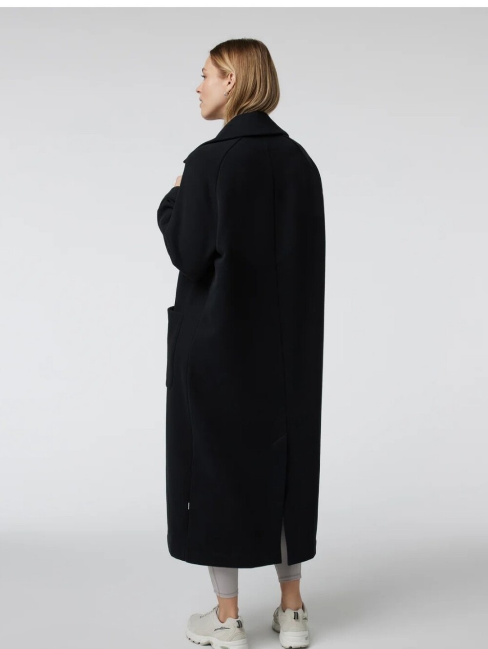 Nwt Vuori Restore Trench Coat Sz XS Black (#27) - Picture 2 of 6